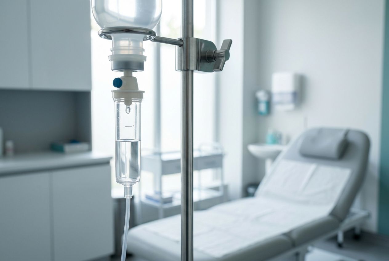 Капельница Ацесоль — инфузионная система у кушетки