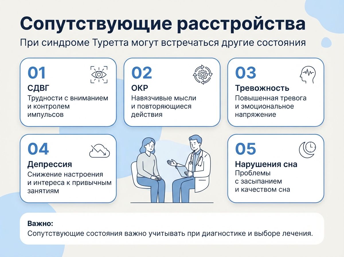 Лечение синдрома Туретта в Калаче инфографика