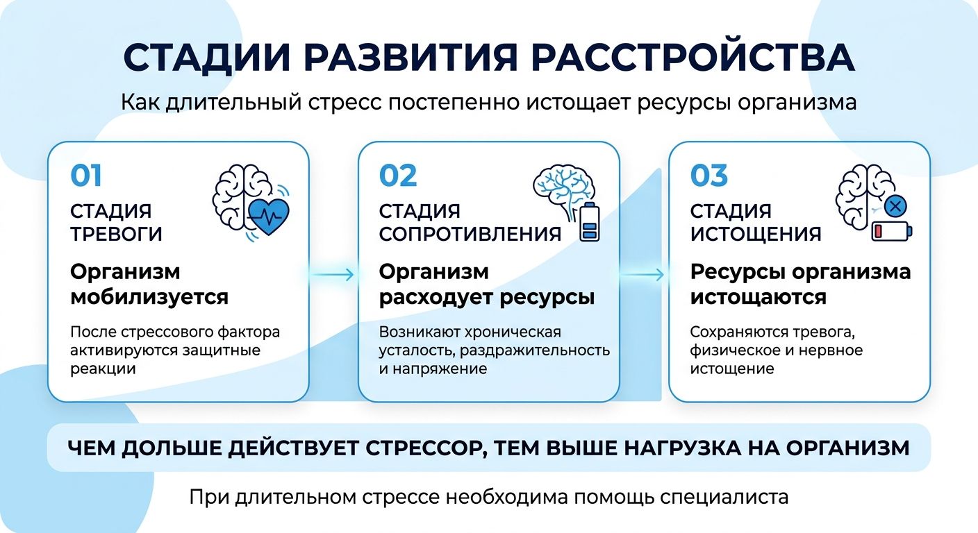 Лечение стресса в Калаче инфографика